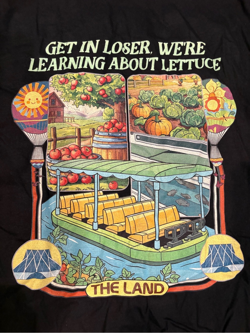 EPCOT Living With The Land “Learning About Lettuce” Comfort Colors Shirt 4XL